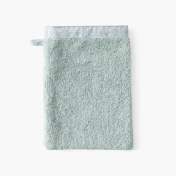 Carré Blanc Gant de toilette coton bio Jardine amande|Enfant Gants De Toilette