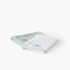 Carré Blanc Gant de toilette coton bio Jardine blanc|Enfant Gants De Toilette