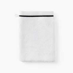 Carré Blanc Gant de toilette coton Jakè x| Gants De Toilette