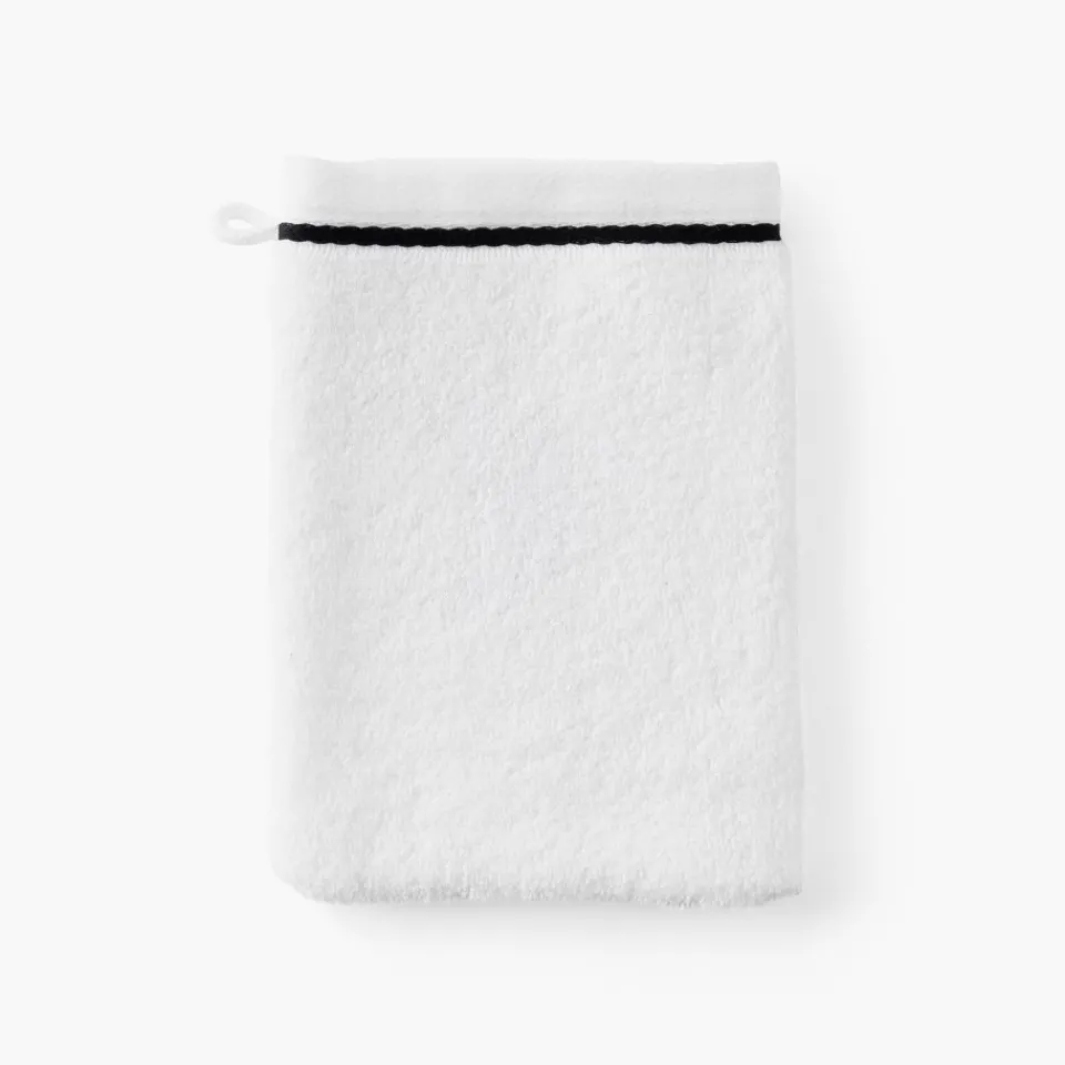 Carré Blanc Gant de toilette coton Jakè x| Gants De Toilette