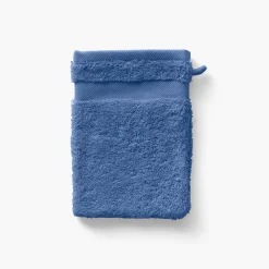 Carré Blanc Gant de toilette coton Lola II encre| Gants De Toilette