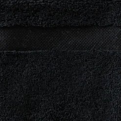 Carré Blanc Gant de toilette coton Lola II noir| Gants De Toilette