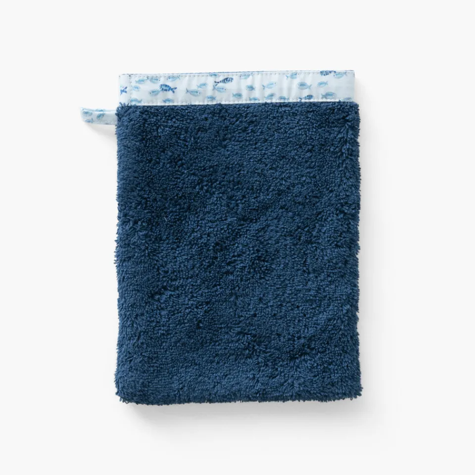 Carré Blanc Gant de toilette coton Océanos|Enfant Gants De Toilette