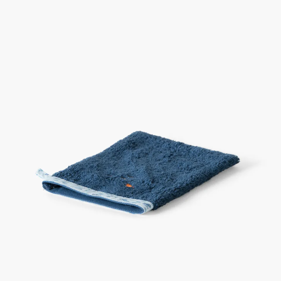 Carré Blanc Gant de toilette coton Océanos|Enfant Gants De Toilette