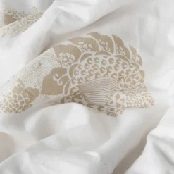 Carré Blanc Housse de couette coton Amorgos| Housses De Couette