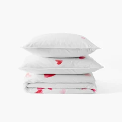 Carré Blanc Housse de couette coton Adore enfant|Enfant Housses De Couette