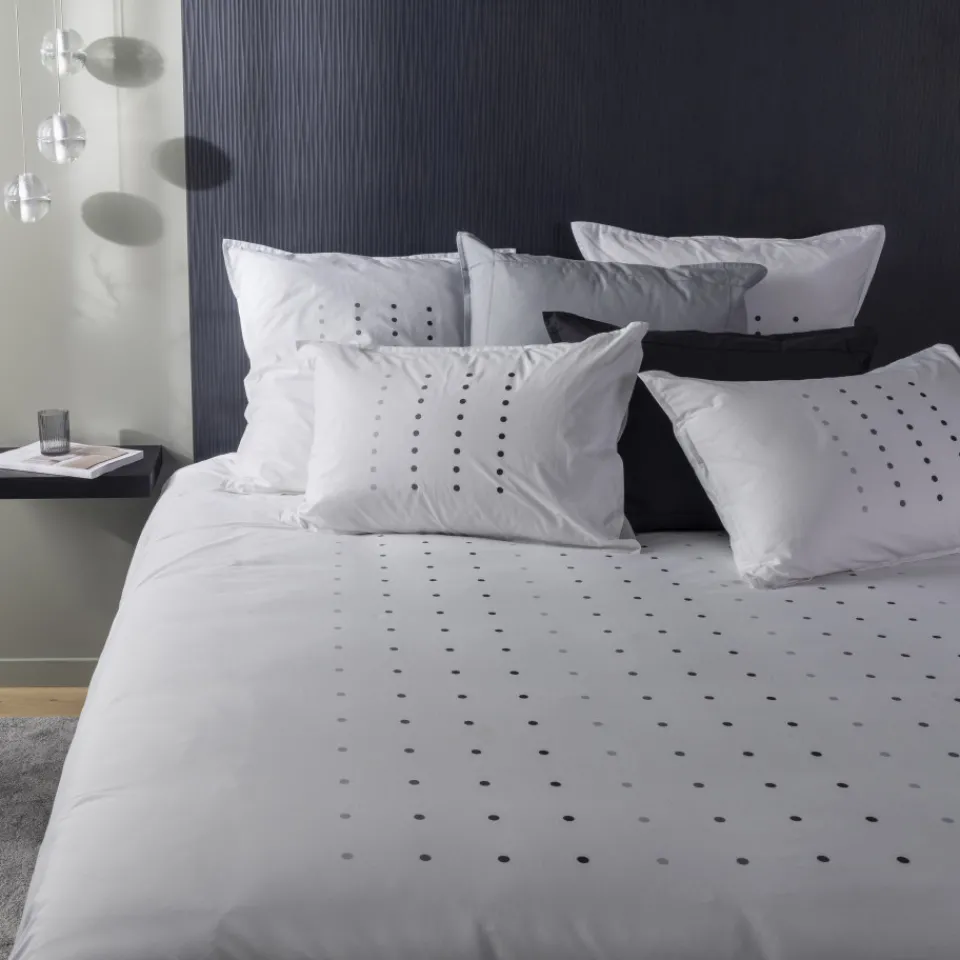 Carré Blanc Housse de couette coton Dotsy|Homme Coffrets Cadeaux|Housses De Couette