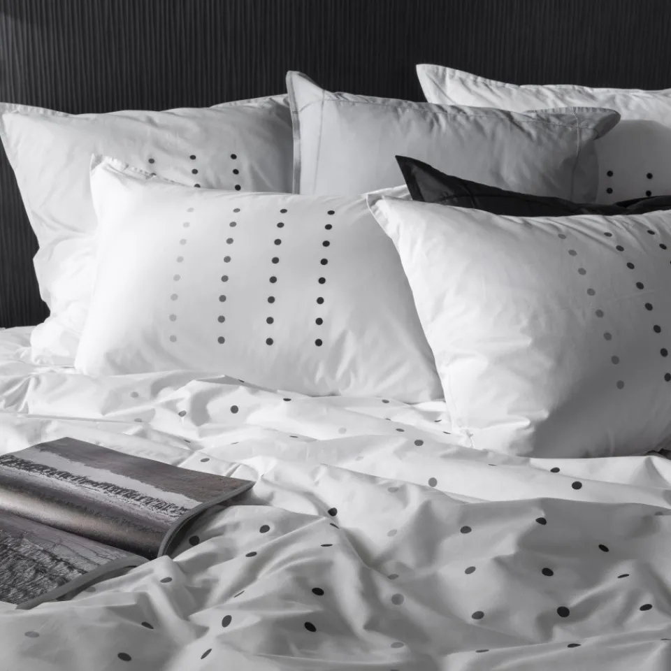 Carré Blanc Housse de couette coton Dotsy|Homme Coffrets Cadeaux|Housses De Couette