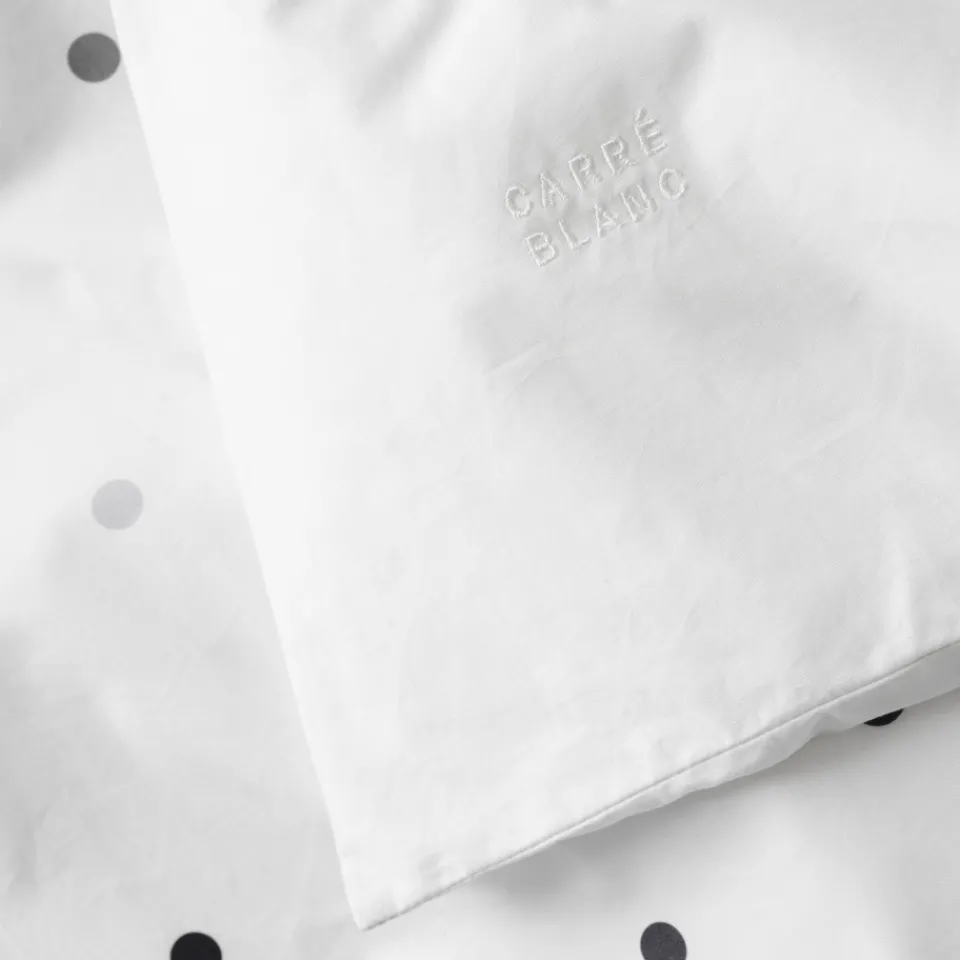 Carré Blanc Housse de couette coton Dotsy|Homme Coffrets Cadeaux|Housses De Couette