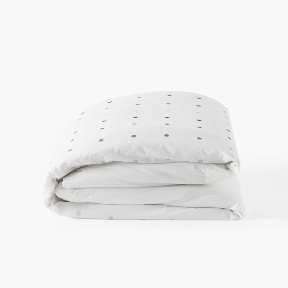 Carré Blanc Housse de couette coton Dotsy|Homme Coffrets Cadeaux|Housses De Couette