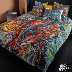 Carré Blanc Housse de couette coton Jakè x|Homme Coffrets Cadeaux|Housses De Couette