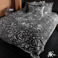 Carré Blanc Housse de couette coton Jakè x|Homme Coffrets Cadeaux|Housses De Couette