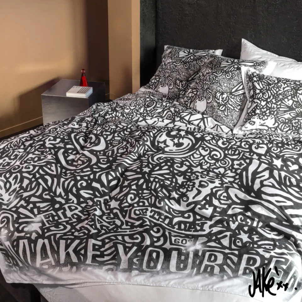 Carré Blanc Housse de couette coton Jakè x|Homme Coffrets Cadeaux|Housses De Couette