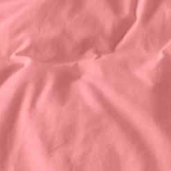 Carré Blanc Housse de couette coton lavé biologique Souffle pétale| Housses De Couette