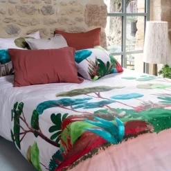 Carré Blanc Housse de couette coton Villasol| Housses De Couette