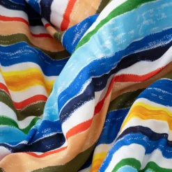 Carré Blanc Housse de couette enfant coton bio Pinata|Enfant Linge De Litbio|Housses De Couette