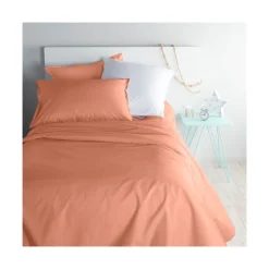 Carré Blanc Housse de couette enfant percale de coton Neo tomette|Enfant Housses De Couette
