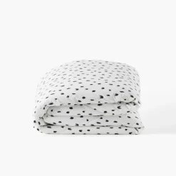 Carré Blanc Housse de couette enfant réversible coton Harfang|Enfant Housses De Couette|Nouveautés Bébénew