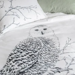 Carré Blanc Housse de couette enfant réversible coton Harfang|Enfant Housses De Couette|Nouveautés Bébénew