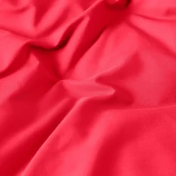 Carré Blanc Housse de couette percale de coton Neo framboise| Housses De Couette