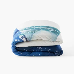 Carré Blanc Housse de couette phosphorescente coton Stellaire enfant|Enfant Housses De Couette|Nouveautés Bébénew