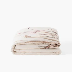 Carré Blanc Housse de couette réversible satin de coton Aura| Housses De Couette