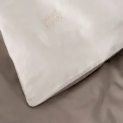 Carré Blanc Housse de couette réversible satin de coton Aura| Housses De Couette