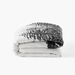 Carré Blanc Housse de couette réversible coton Ietulou|Homme Coffrets Cadeaux|Housses De Couette