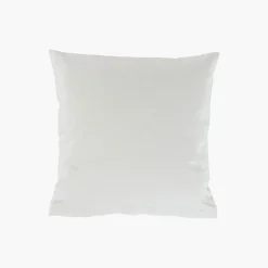 Carré Blanc Housse de coussin coton Vibration| Housses De Coussin
