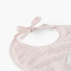 Carré Blanc Mini bavoir coton bio Bienvenue nude|Enfant Bavoirs & Mini-bavoirs|Nouveautés Bébénew