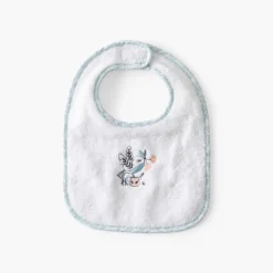 Carré Blanc Mini bavoir coton bio Jardine blanc|Enfant Bavoirs & Mini-bavoirs