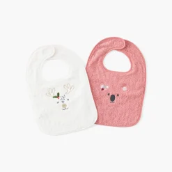 Carré Blanc Mini bavoir coton Xmasful pétale|Enfant Bavoirs & Mini-bavoirs|Nouveautés Bébénew
