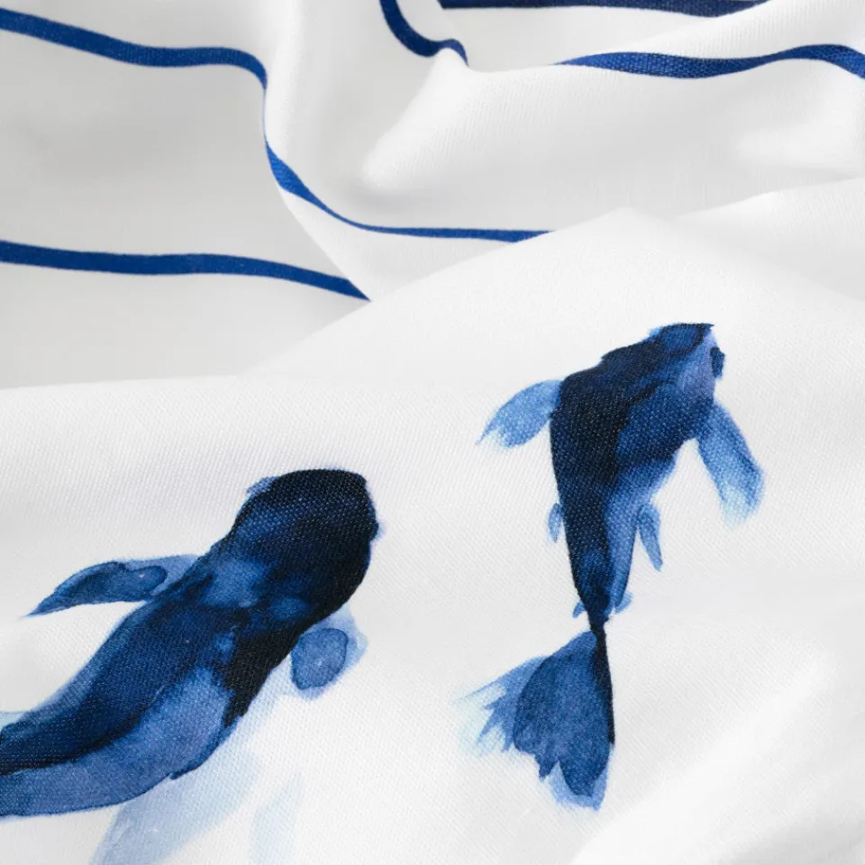 Carré Blanc Nappe rectangulaire coton Symphony blanc| Nappes