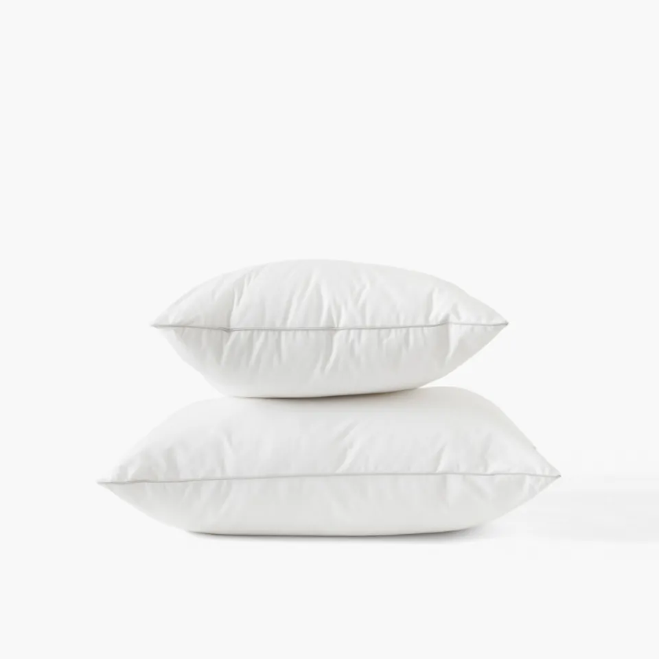 Carré Blanc Oreiller rectangulaire ferme synthétique Suprême| Oreillers