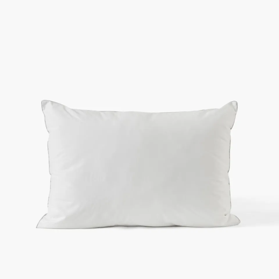 Carré Blanc Oreiller rectangulaire moelleux synthétique Suprême| Oreillers