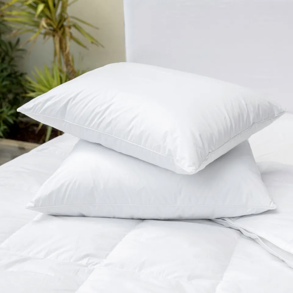 Carré Blanc Oreiller rectangulaire naturel Opera| Oreillers