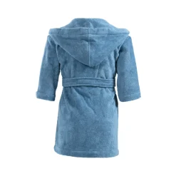 Carré Blanc Peignoir enfant coton à capuche Océanos Indigo|Enfant Peignoirs 12 Mois - 10 Ans