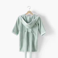 Carré Blanc Peignoir enfant coton bio Jardine amande|Enfant Peignoirs 12 Mois - 10 Ans