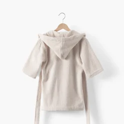 Carré Blanc Peignoir enfant coton bio Bienvenue naturel|Enfant Peignoirs 12 Mois - 10 Ans|Nouveautés Bébénew