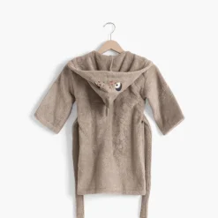 Carré Blanc Peignoir enfant coton Happyful lin|Enfant Peignoirs 12 Mois - 10 Ans