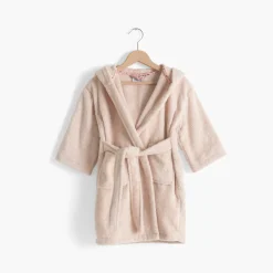 Carré Blanc Peignoir enfant coton Happyful Nude|Enfant Peignoirs 12 Mois - 10 Ans