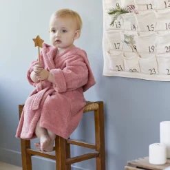 Carré Blanc Peignoir enfant coton Xmasful pétale|Enfant Peignoirs 12 Mois - 10 Ans|Nouveautés Bébénew