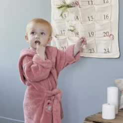 Carré Blanc Peignoir enfant coton Xmasful pétale|Enfant Peignoirs 12 Mois - 10 Ans|Nouveautés Bébénew