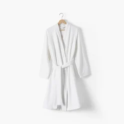 Carré Blanc Peignoir femme coton col kimono Mon Ange|Femme Coffrets Cadeaux|Peignoirs Femme