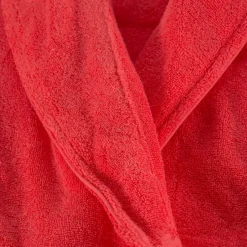 Carré Blanc Peignoir femme coton moelleux Ella corail|Femme Peignoirs Femme