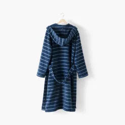 Carré Blanc Peignoir homme à capuche coton Hypnotic marine|Homme Coffrets Cadeaux|Peignoirs Homme