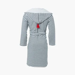 Carré Blanc Peignoir homme coton et polyester à capuche Hauban|Homme Peignoirs Homme