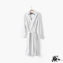 Carré Blanc Peignoir homme coton Jakè x|Homme Coffrets Cadeaux|Peignoirs Homme