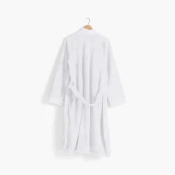Carré Blanc Peignoir homme coton moelleux Roméo blanc|Homme Coffrets Cadeaux|Peignoirs Homme