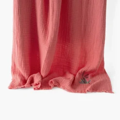 Carré Blanc Plaid gaze de coton Aruba pétale|Enfant Accessoires